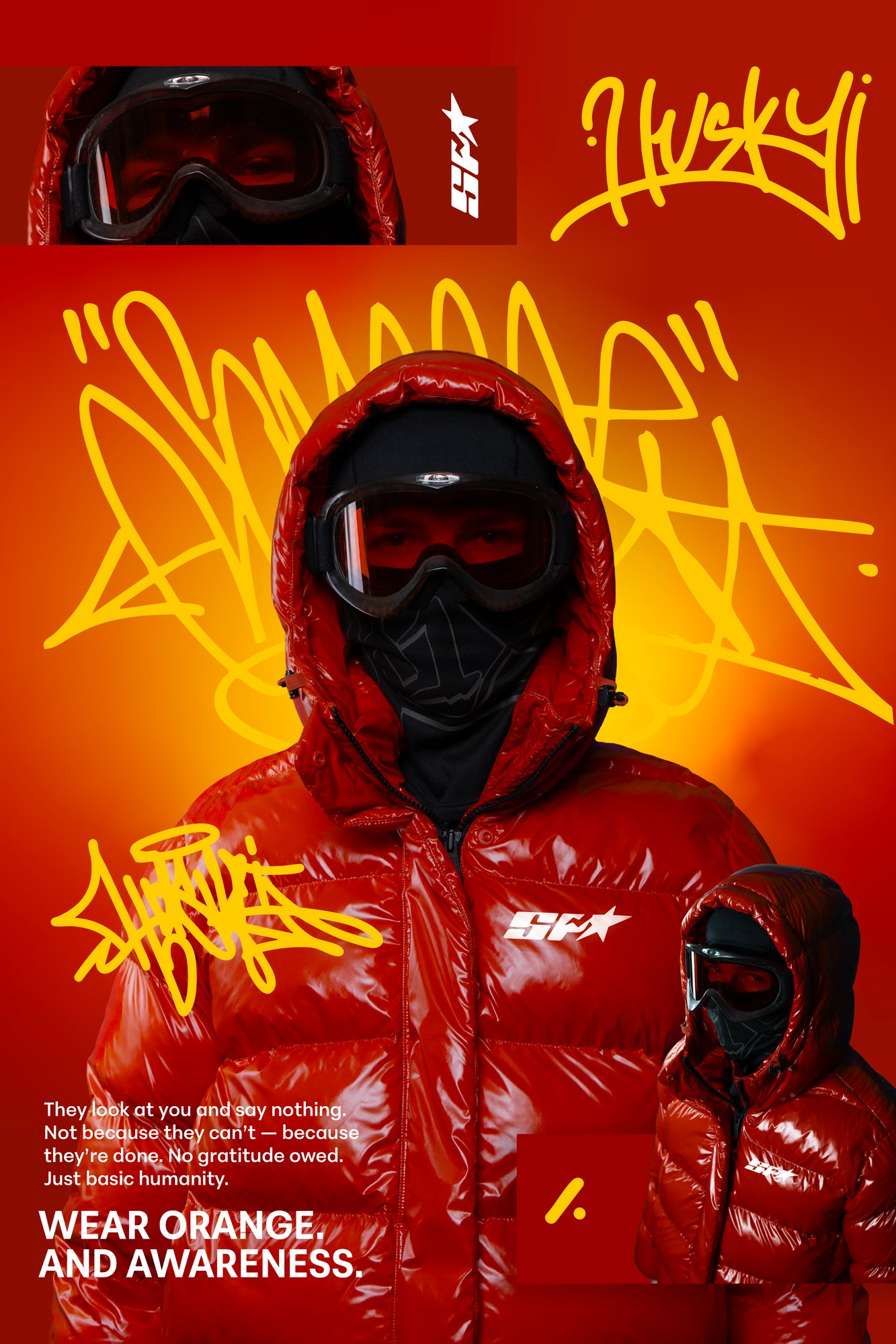 SPX Poster Orange – Wear orange and awareness.